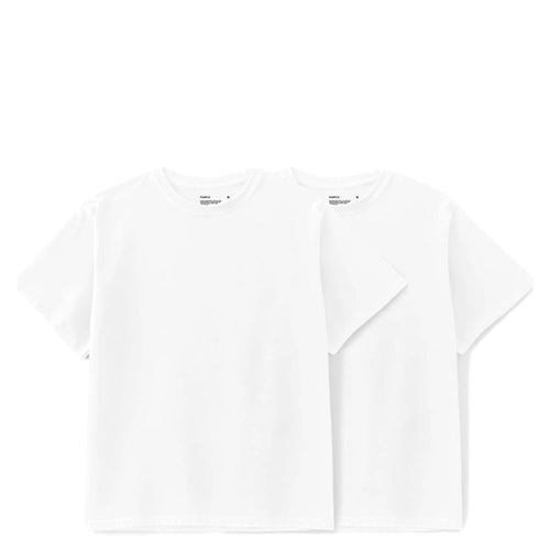 2 PACK JERSEY SHORT SLEEVE TEE WHITE