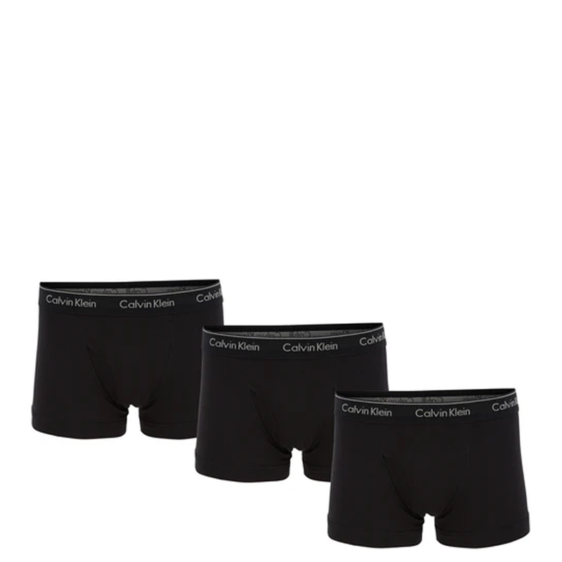 3-PACK CLASSIC FIT TRUNKS BLACK