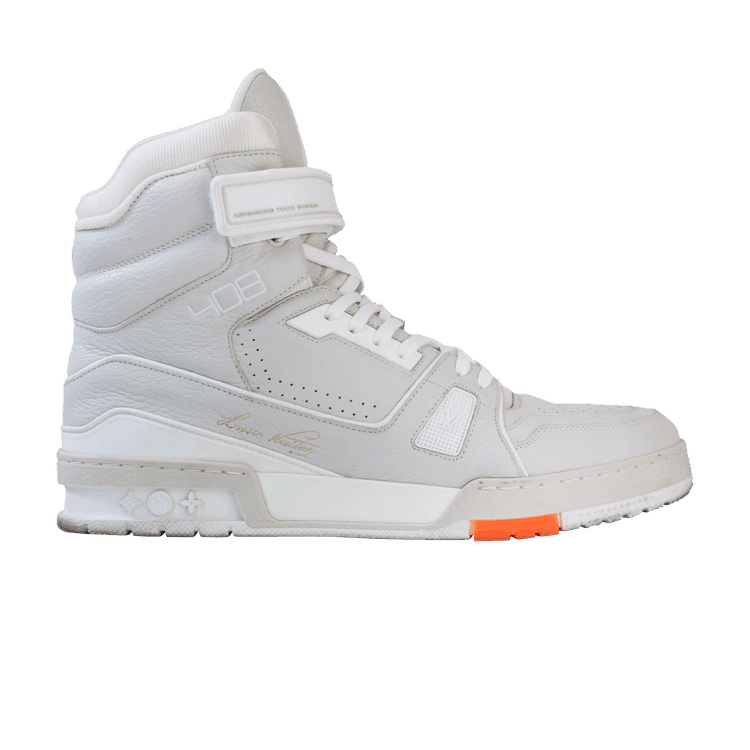 Louis Vuitton 408 Trainer Sneaker Boot 'Nuage White' - Side Kicks