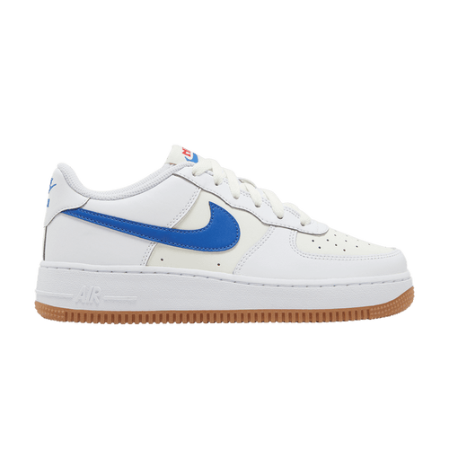 Nike Air Force 1 Low White Game Royal (GS) - Side Kicks