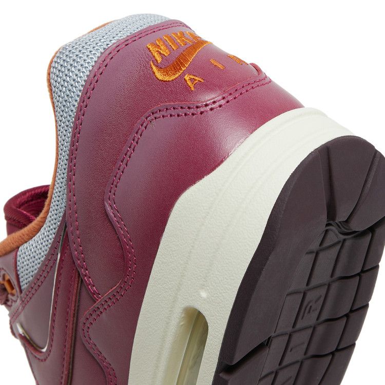 Air Max 1 Patta Waves Rush Maroon (with Bracelet)