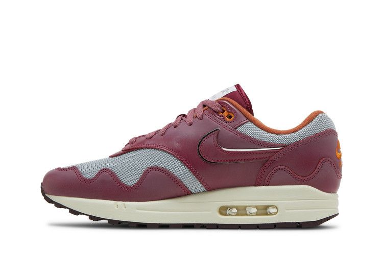 Air Max 1 Patta Waves Rush Maroon (with Bracelet)