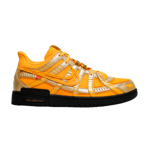 Nike Air Rubber Dunk Off-White University Gold - Side Kicks