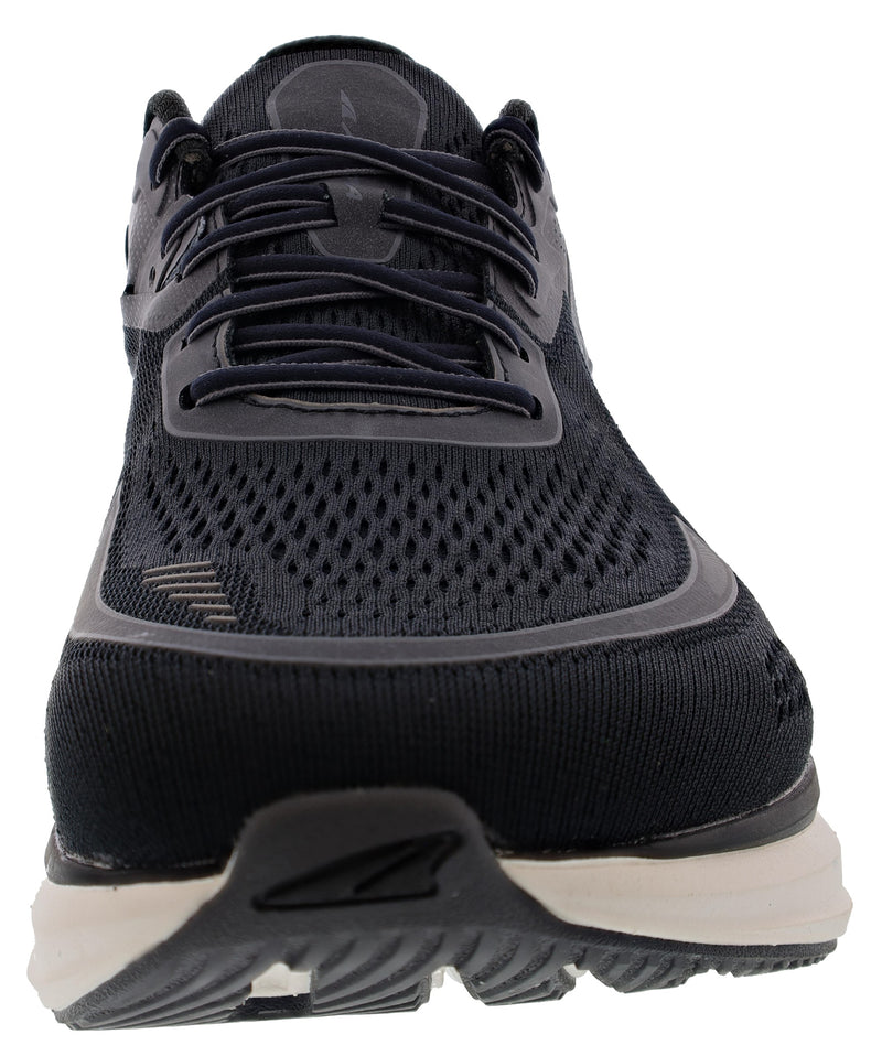 Front of Black Altra Men’s Paradigm 6 Trainer Running Shoes