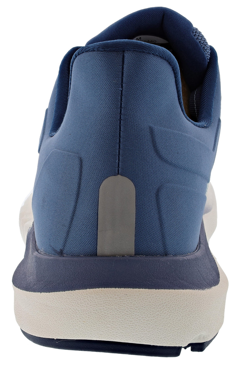 Back of  blue Altra Men's Provision 6 Comfort Running Shoes
