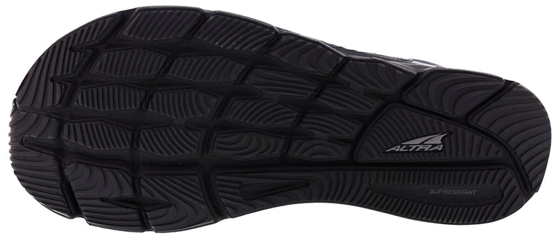 Sole of Black Altra Men’s Torin 5 Leather Lightweight Slip Resistant Work Shoes