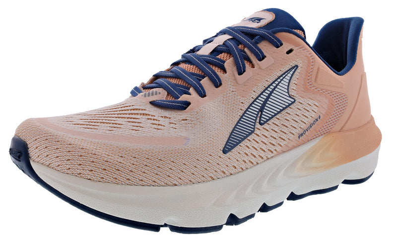 Lateral of Dusty PInk Altra Women's Provision 6 Comfort Running Shoes