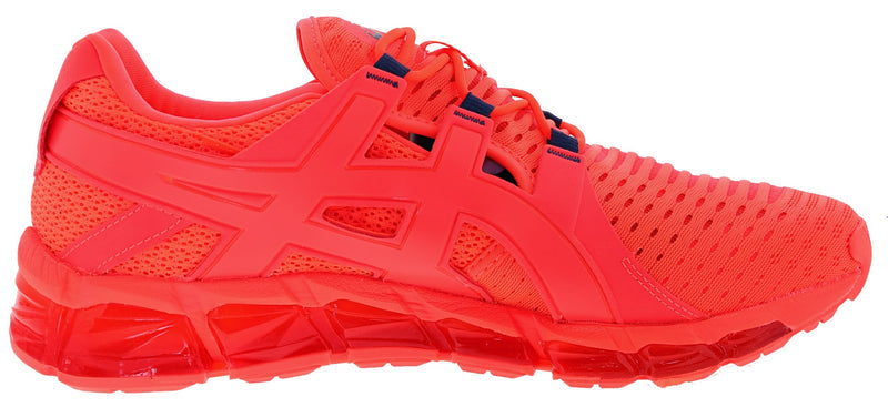 Medial of Sunrise Red/Midnight Asics Men's Gel-Quantum 360 6 Tokyo Lightweight Running Shoes