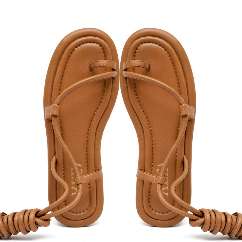 AURORA BROWN SANDALS