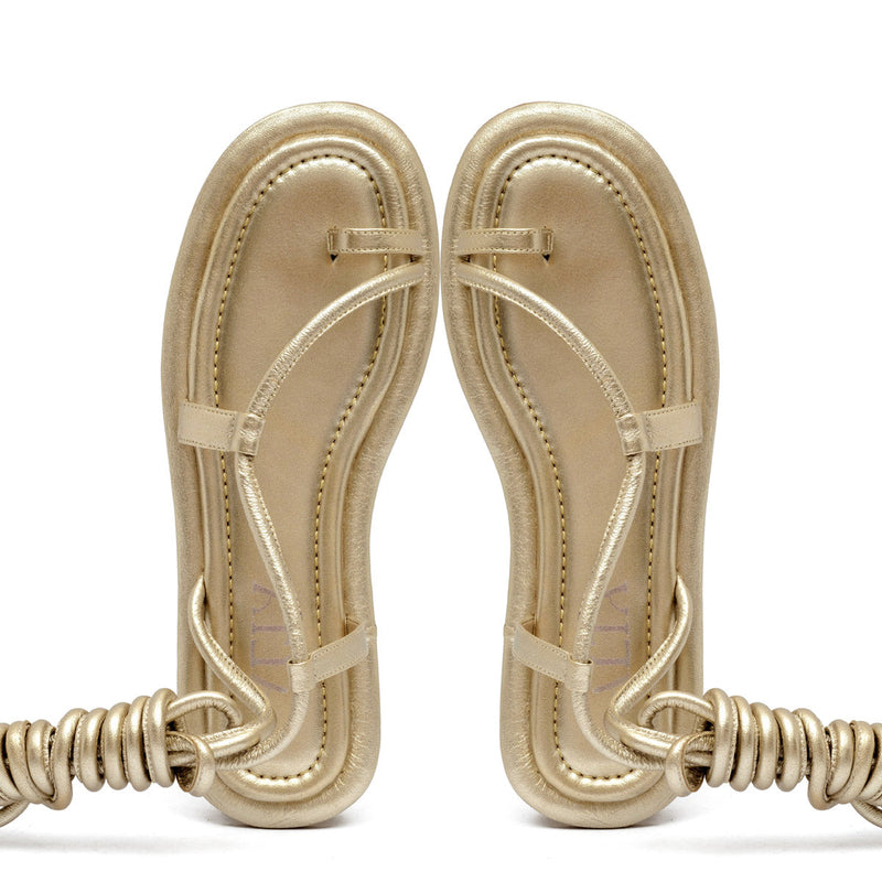 AURORA GOLD SANDALS
