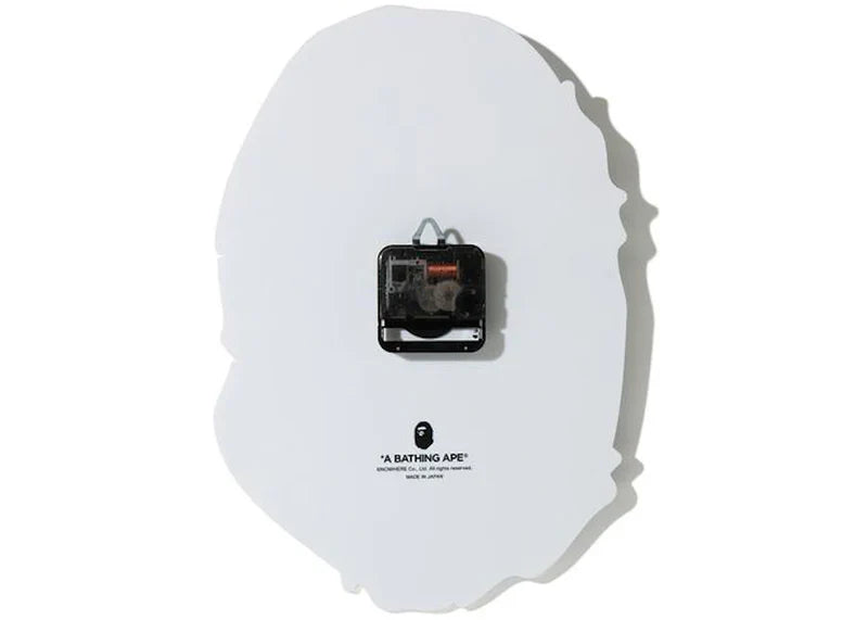 BAPE ABC Camo Ape Head Wall Clock Blue
