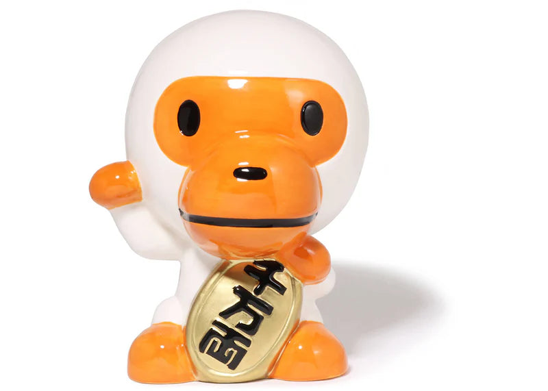 BAPE Baby Milo Manekisaru Figure White
