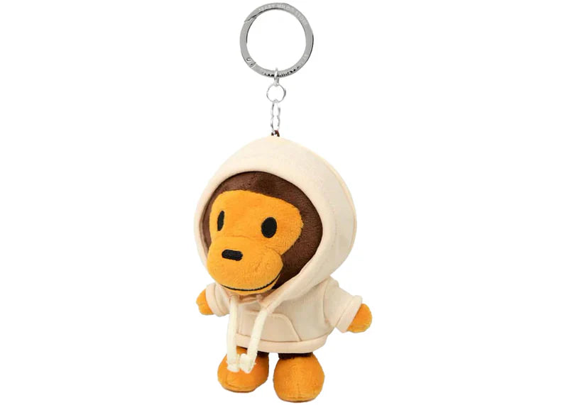 BAPE Baby Milo Plush Doll Keychain Ivory