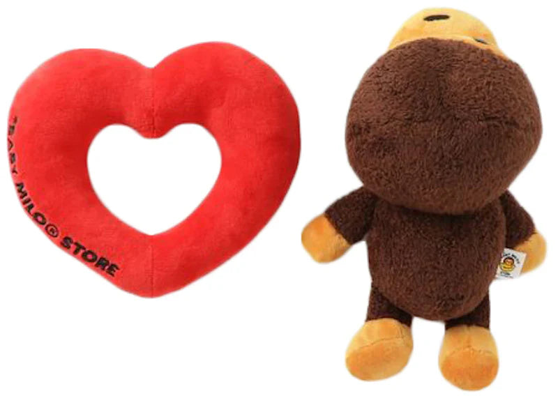 BAPE Baby Milo Valentine's Day Plush Doll Red