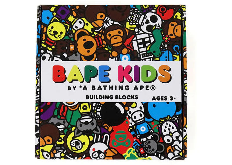 BAPE Kids Baby Milo Building Blocks Wood