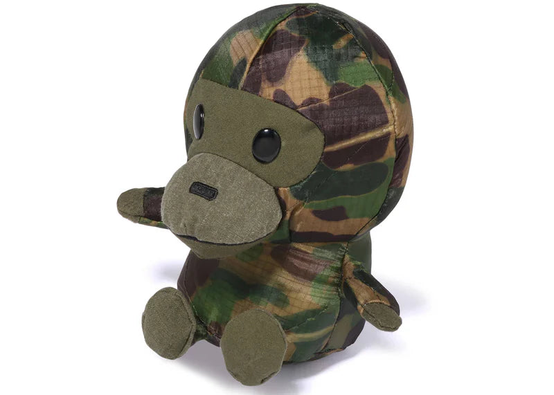 BAPE Kids x Readymade ABC Camo Baby Milo Plush Doll (S) Army Green