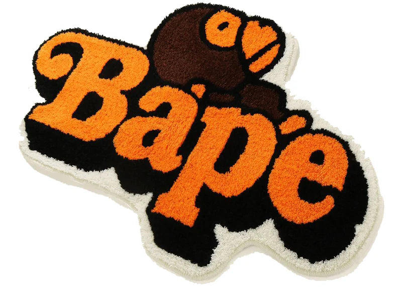 BAPE Milo On Bape Rug Mat Brown