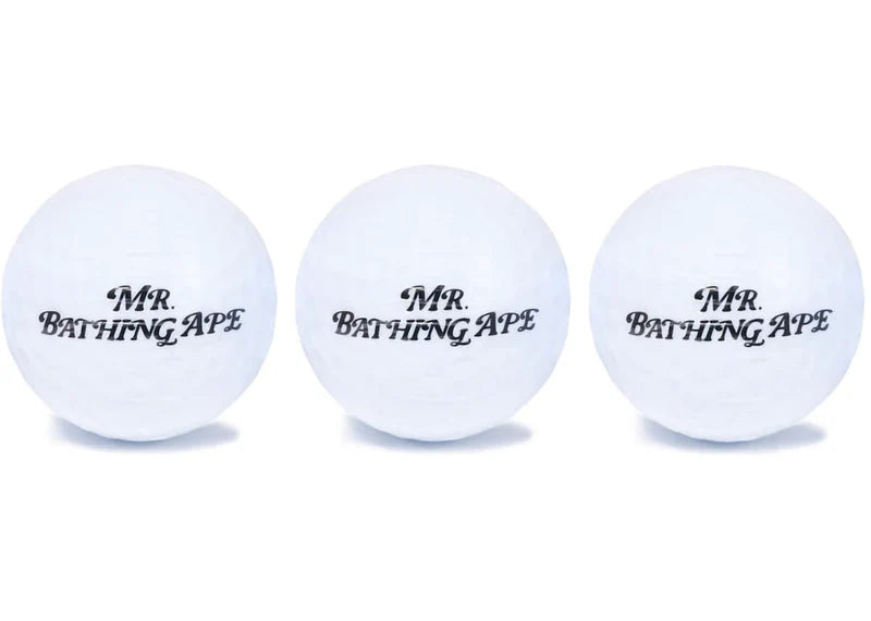 BAPE Mr. Bathing Ape Golf Ball Set White