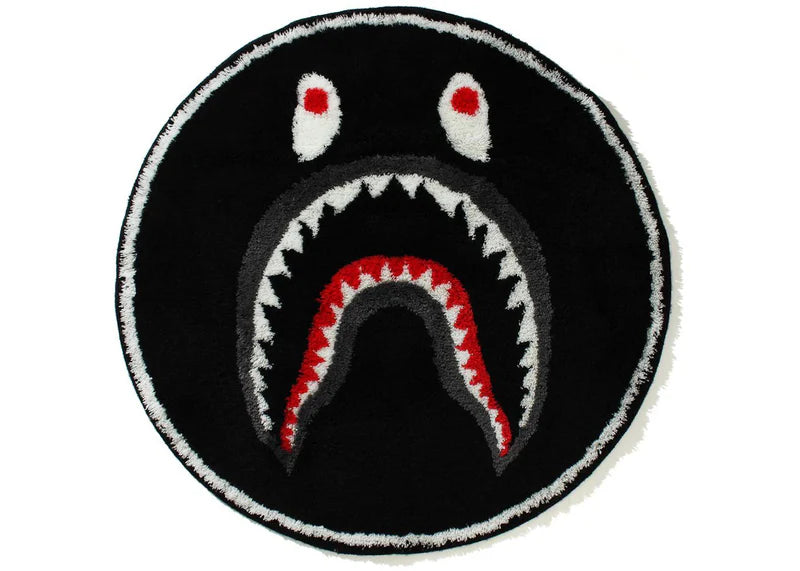 BAPE Shark Rug Mat Black