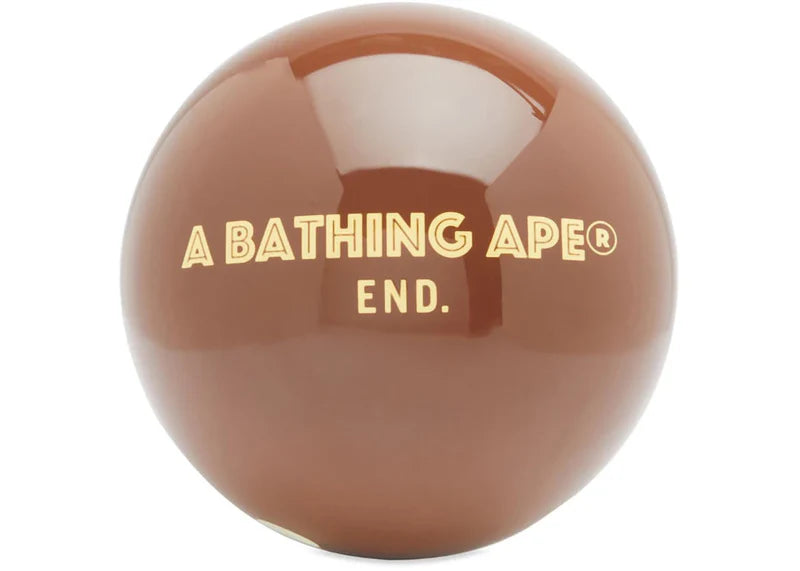 BAPE x END. Bowling Ball Brown