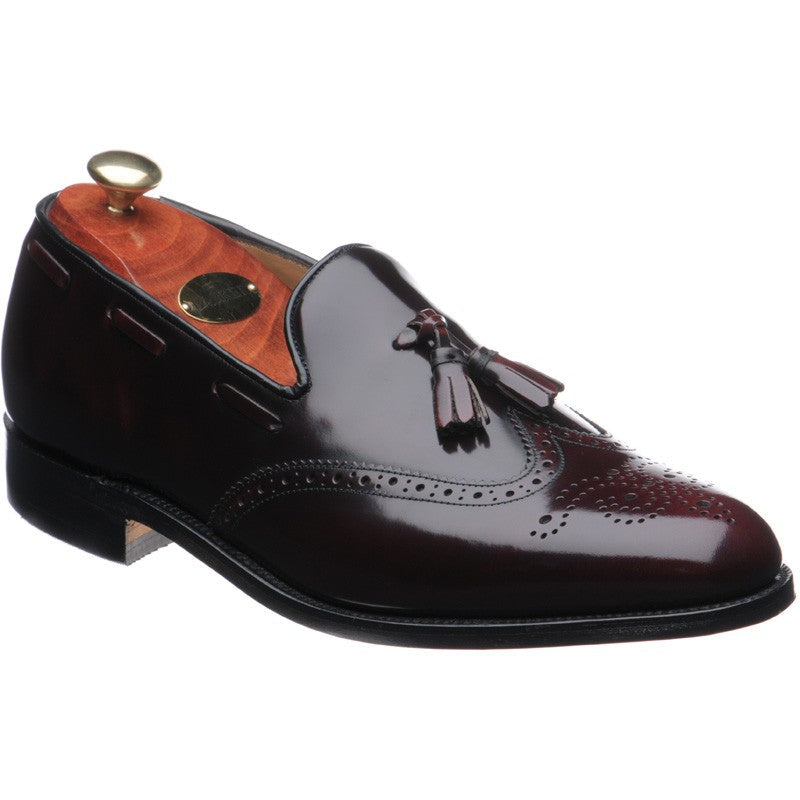 Product image for Barker Clive in burgundy polished