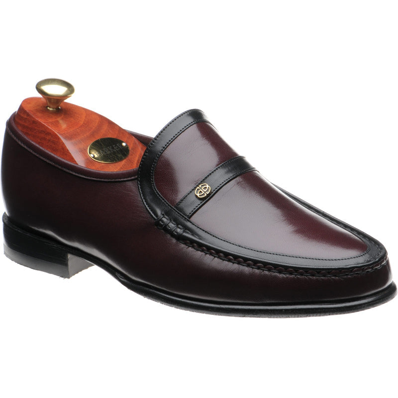 Product image for Barker Jefferson in burgundy kid
