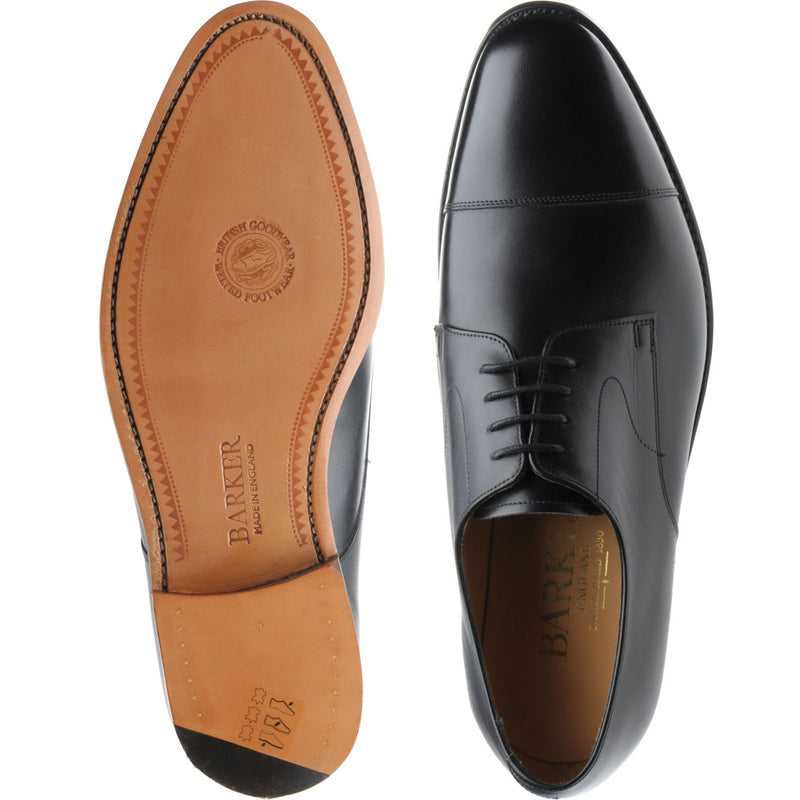 Product image for Barker Morden in black calf