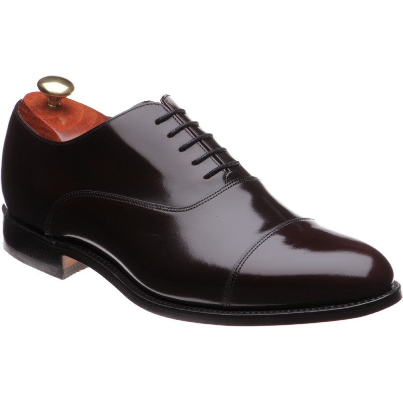 Product image for Barker Winsford in burgundy polished