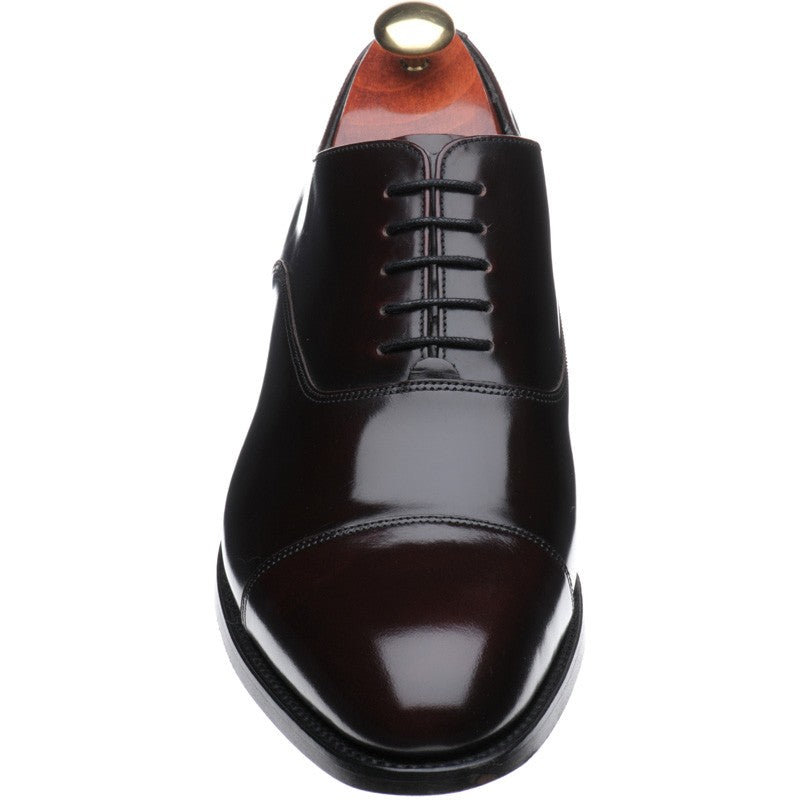 Product image for Barker Winsford in burgundy polished