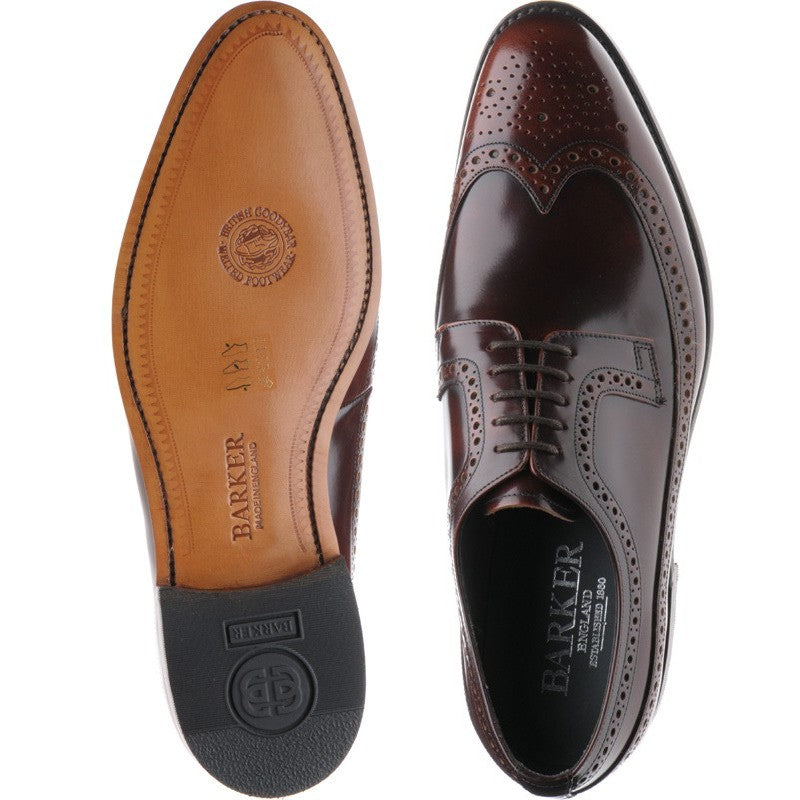 Product image for Barker Woodbridge in brandy polished