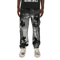 BEADED PALM JEANS