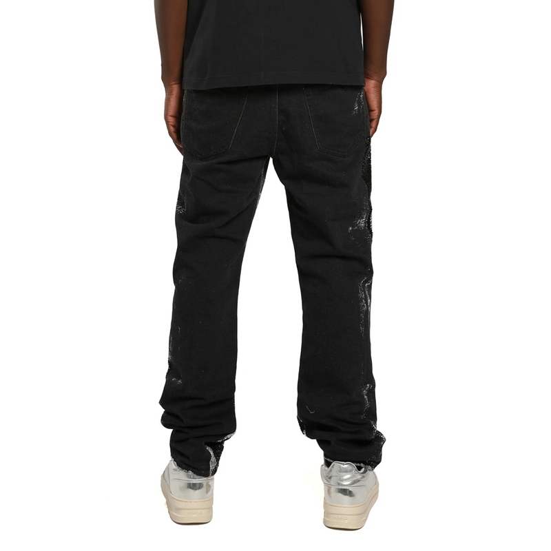 BEADED PALM JEANS