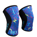 Bear KompleX Knee Sleeves - Lightning with REVERSIBLE Blue