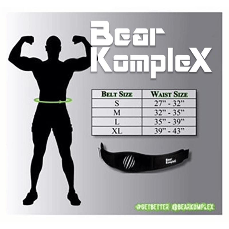 Bear KompleX - Strength Belt w/ 6" back for added support
