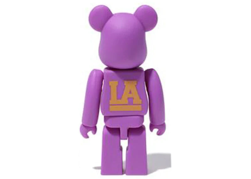 Bearbrick Los Angeles Exclusive 100% Bearbrick Purple/Gold
