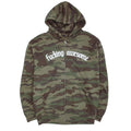 BLACKLETTER LOGO ZIPPED HOODIE
