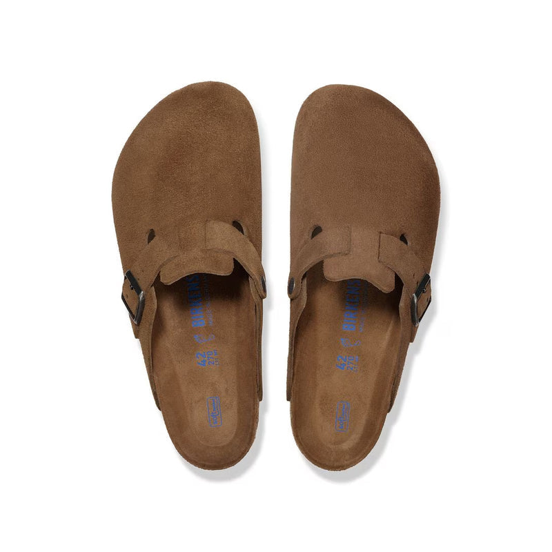 BOSTON SOFT FOOTBED SUEDE LEATHER - DARK TEA TONAL