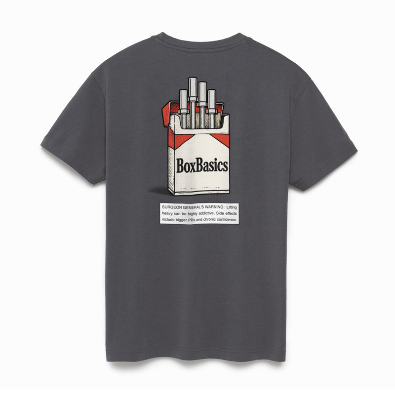 Box Basics Barbell Reds Tee