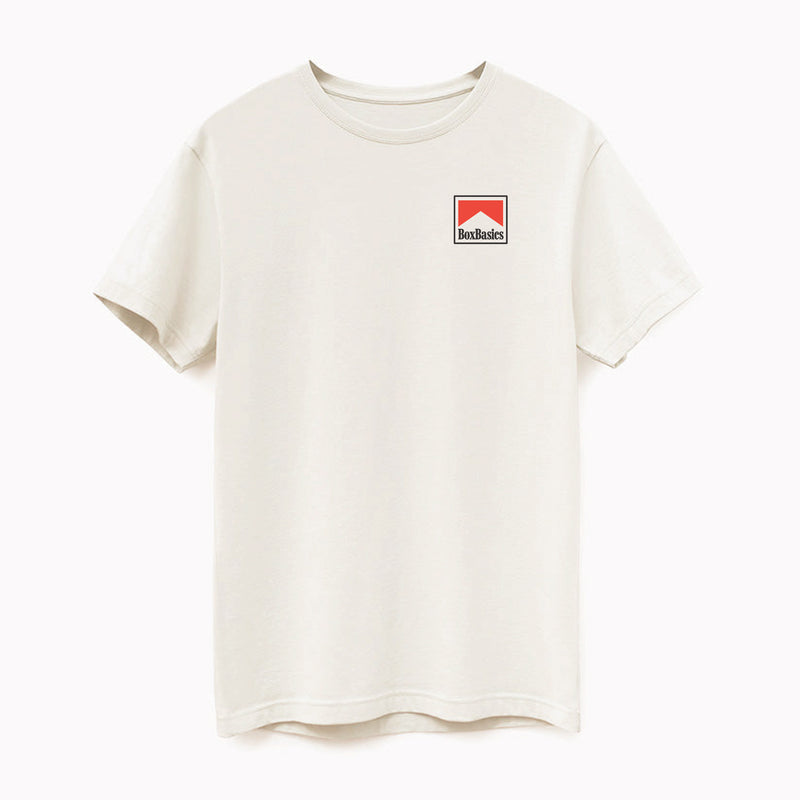Box Basics Barbell Reds Tee