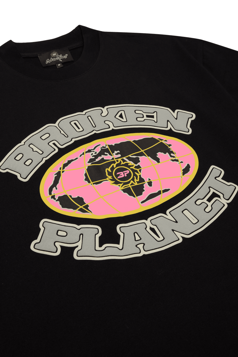 Broken Planet Broken Planet Grid T-shirt Midnight Black