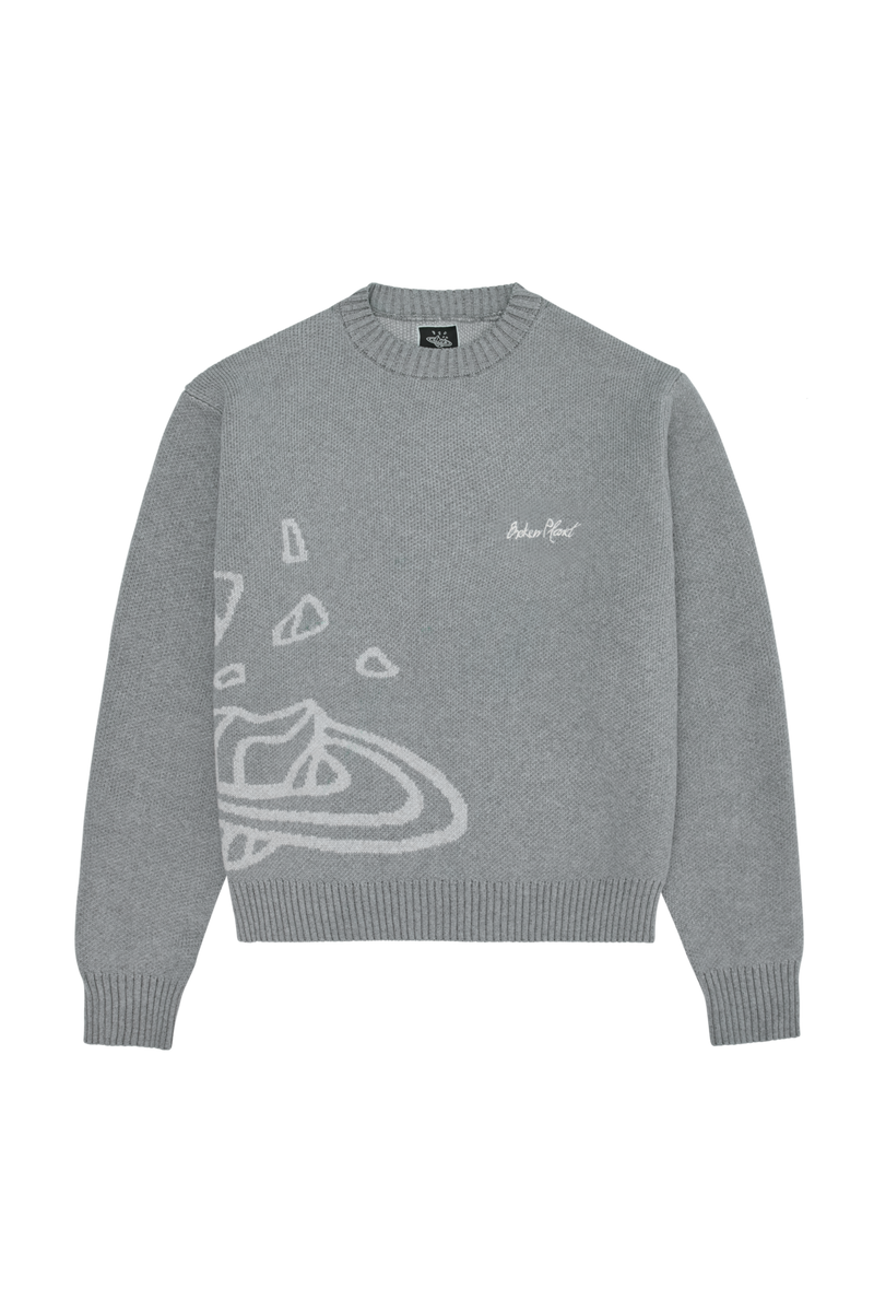 Broken Planet Broken Planet Knit Sweater Heather Grey