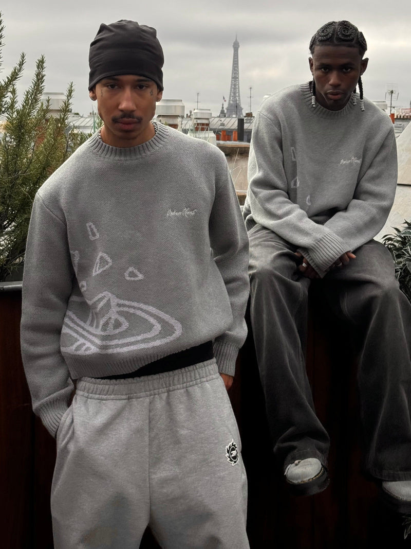Broken Planet Broken Planet Knit Sweater Heather Grey