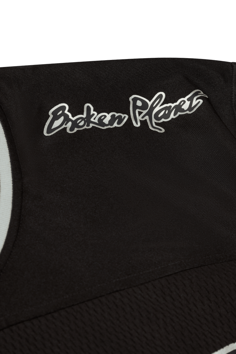 Broken Planet Football Jersey Black/Silver