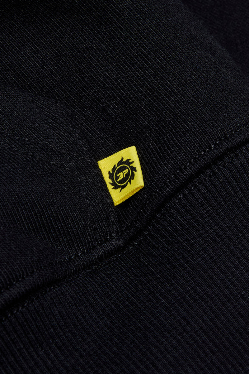 Broken Planet Moon Phases Hoodie Midnight Black