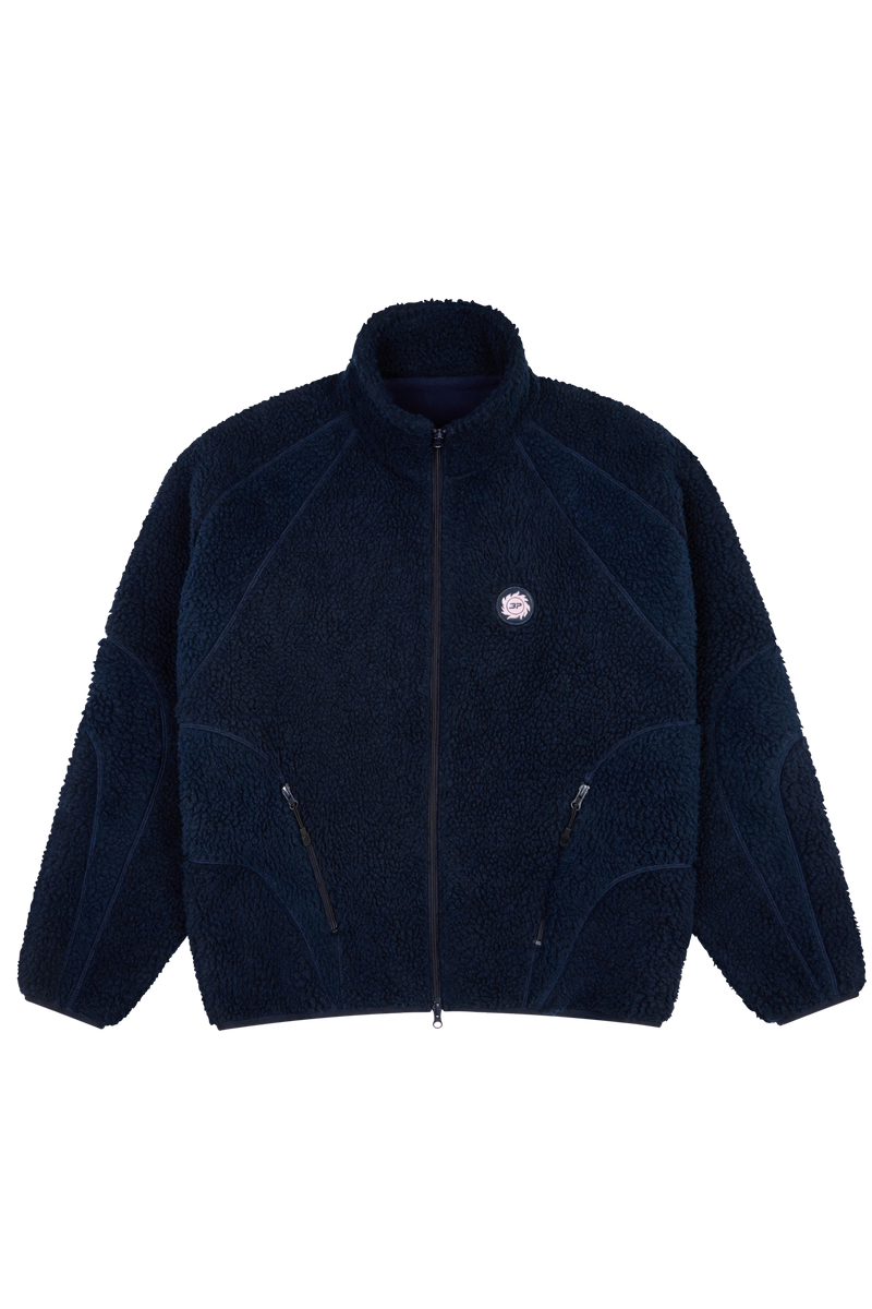 Broken Planet Polar Fleece Dark Blue