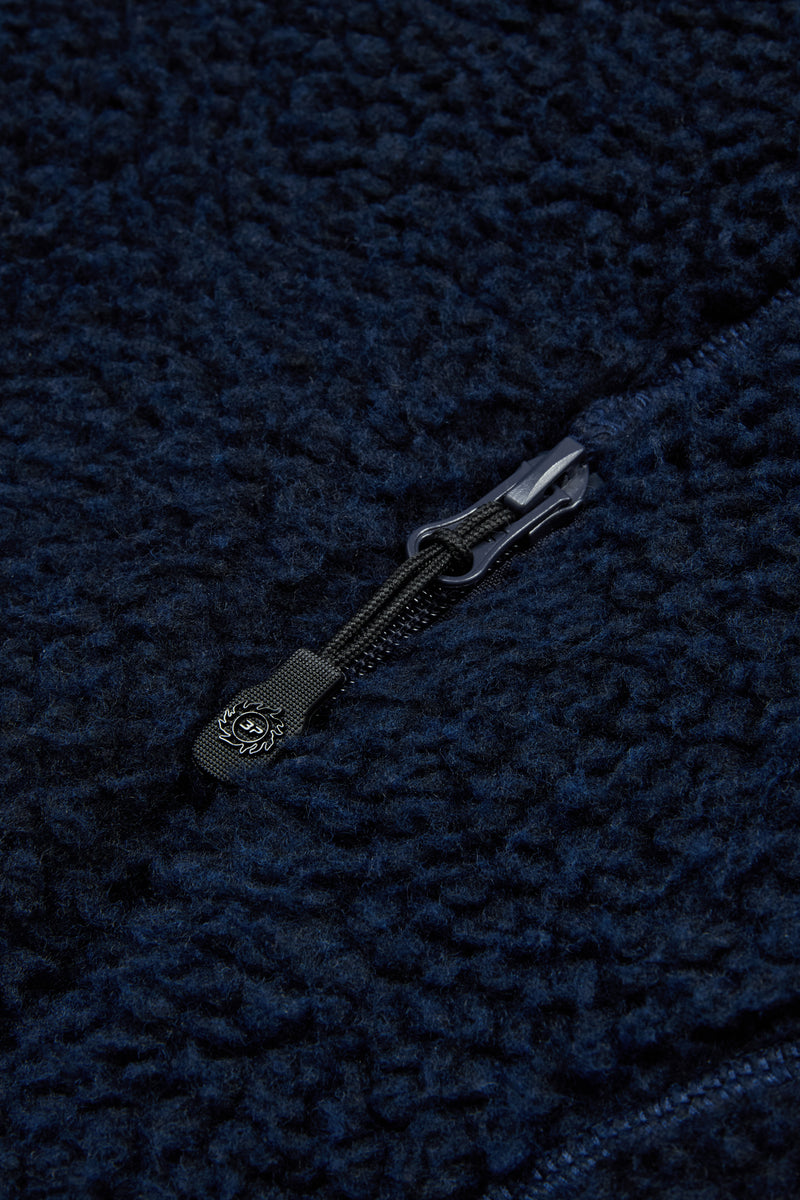 Broken Planet Polar Fleece Dark Blue