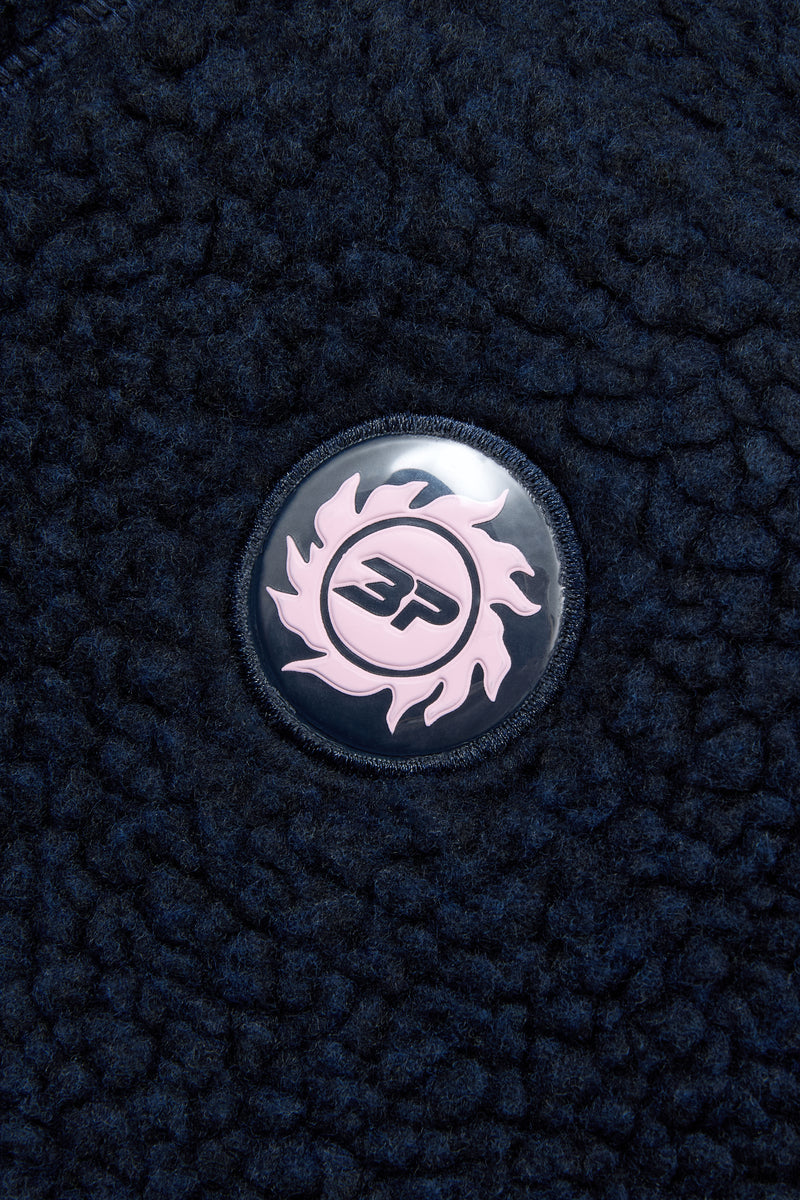 Broken Planet Polar Fleece Dark Blue