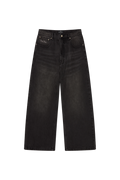 Broken Planet Wide-Leg Denim Jeans Washed Black
