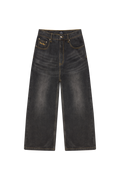 Broken Planet Wide-Leg Denim Jeans Washed Grey