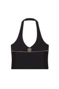 Broken Planet Women's Halter Top Black/Silver